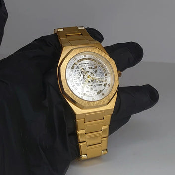 BST Premium Quality With Skelton Dail⌚ Style Meets Precision⌚