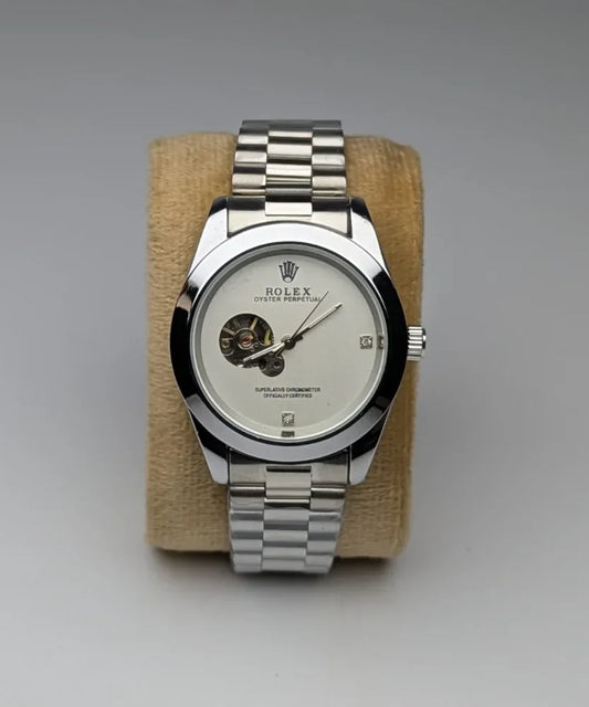 Rolex Automatic Luxury Quality Silver Colure